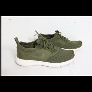 NIKE OLIVE GREEN RUNNING SHOES 7.5